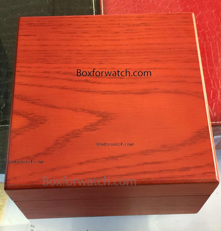 Replacement Polished Brown Wooden Copy Watch Box - OEM Design